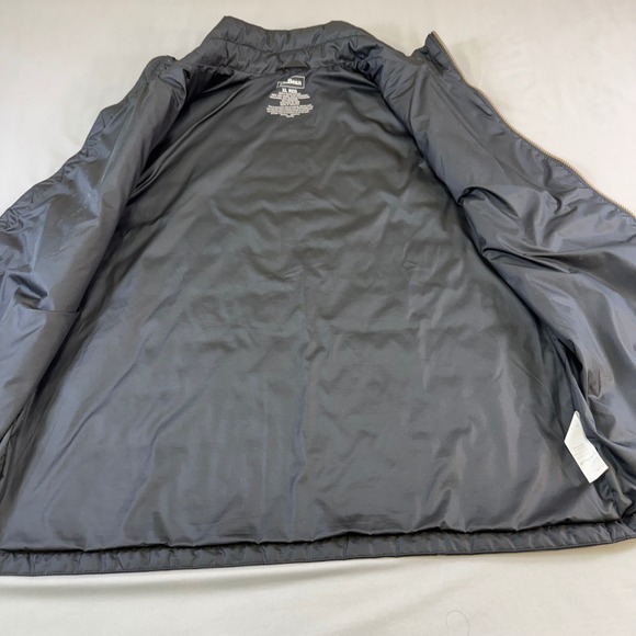 LL Bean Mens Puffer Vest XL Reg Black Quilted Zip Front Insulated Outdoor sporty - Picture 11 of 16